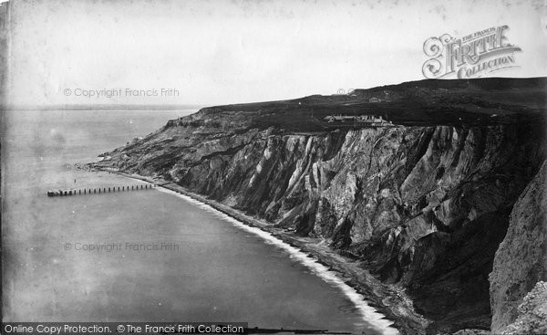 Photo of Alum Bay, And Pier c.1874