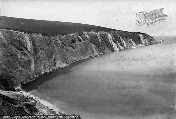 Alum Bay, c1874 Photo of Alum Bay, c.1874