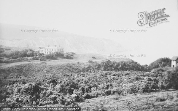 Photo of Alum Bay, Hotel And The Needles 1890