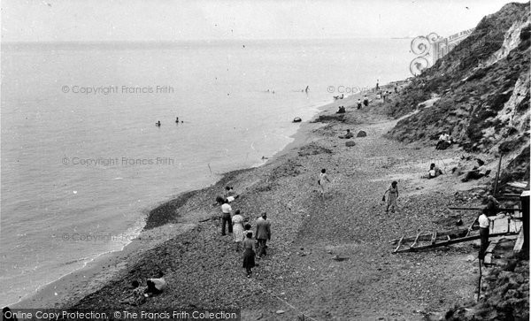 Photo of Alum Bay, The Beach c.1955