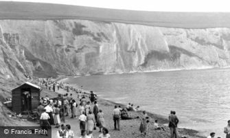 Alum Bay, the Beach c1955
