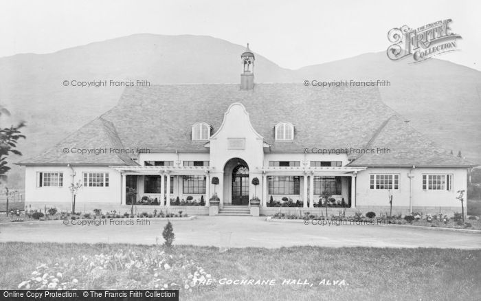 Photo of Alva, The Cochrane Hall c.1935