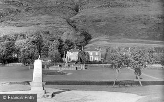 Alva, War Memorial and Lady Aberdeen Home c1960