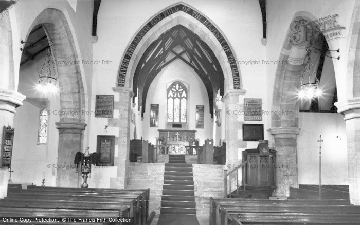 Photo of Alwinton, Church Interior c.1960