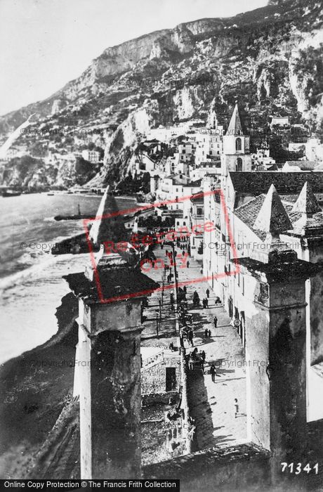 Photo of Amalfi, The Beach c.1920