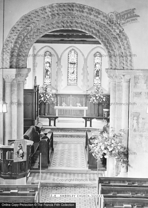 Photo of Amberley, Church Interior c.1955