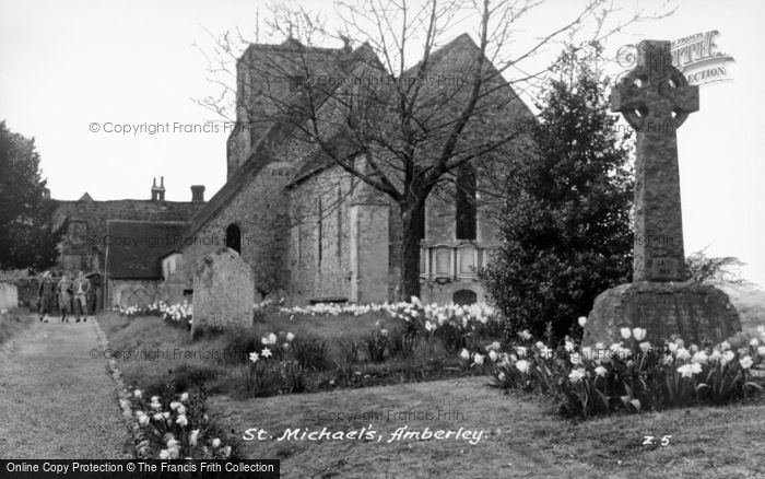 Photo of Amberley, St Michael's Church c.1955