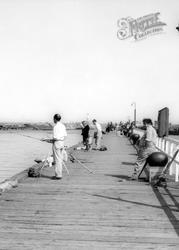 Relaxing On The Pier c.1965, Amble