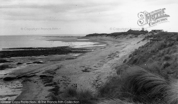 Photo of Amble, The Caravan Beach c.1955