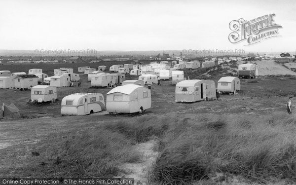 Photo of Amble, The Caravan Site c.1955