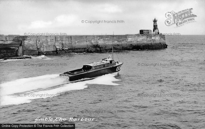 Photo of Amble, The Harbour c.1950