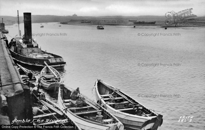 Photo of Amble, The River c.1950
