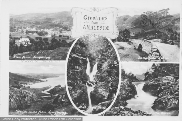 Photo of Ambleside, Composite c.1920