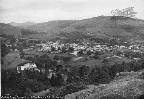 Photo of Ambleside, General View From Hills 1912