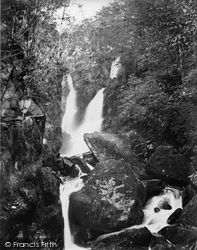 Stock Ghyll Force c.1867, Ambleside