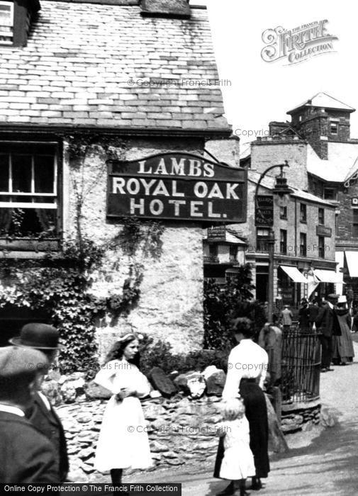 Photo of Ambleside, The Royal Oak Hotel 1912