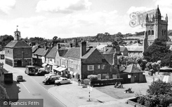 St Mary's Church And Market Square 1958, Amersham