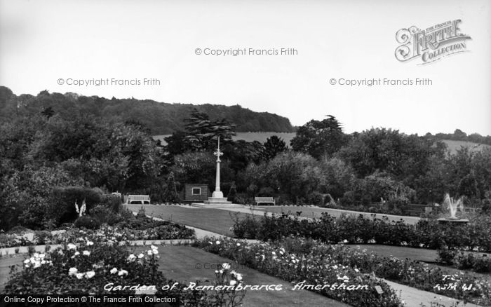 Photo of Amersham, The Garden Of Remembrance c.1955