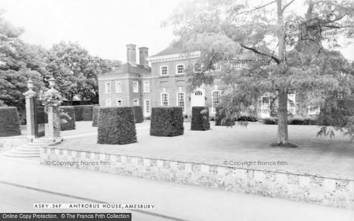 Photo of Amesbury, Antrobus House c.1960