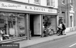 High Street, Mortor Cycle And Cycle Shop c.1955, Amesbury