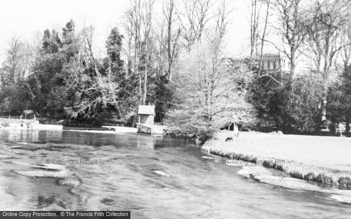 Photo of Amesbury, River Avon c.1955