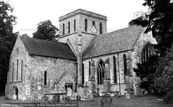 Photo of Amesbury, St Mary And St Melore's Church c.1955