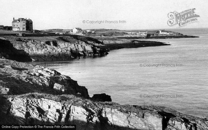 Photo of Amlwch, Cliffs, Bull Bay c.1955