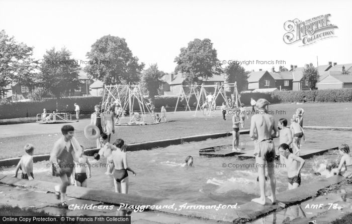Photo of Ammanford, Children's Playground c.1965