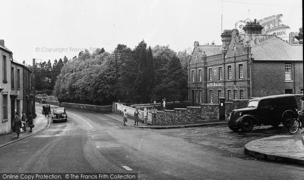 Photo of Ammanford, College Street And Police Station c.1955