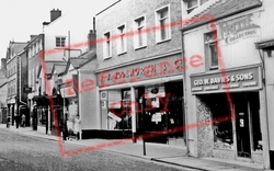 Shops On Quay Street c.1965, Ammanford