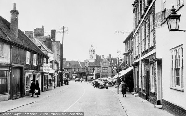 Photo of Ampthill, Market Place c.1955
