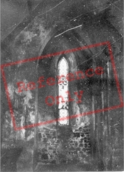 Castle, Chapel Interior c.1955, Amroth