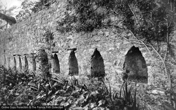 Photo of Amroth, Castle, Monks' Niches c.1955