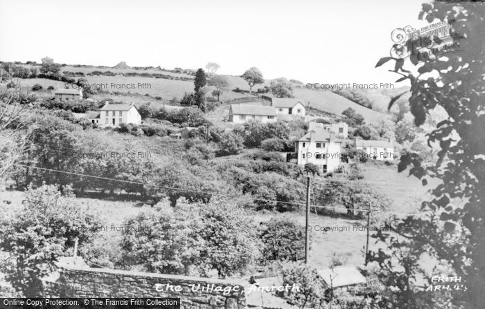 Photo of Amroth, The Village c.1955