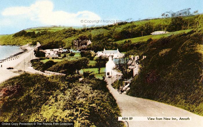 Photo of Amroth, View From New Inn c.1965