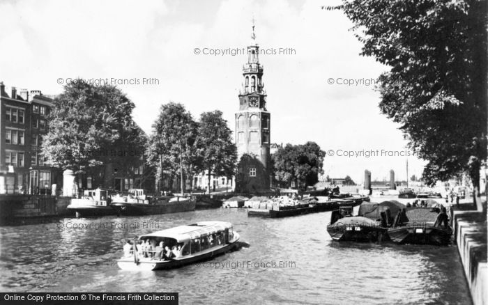 Photo of Amsterdam, Oude Schans With Montelbaanstoren c.1950
