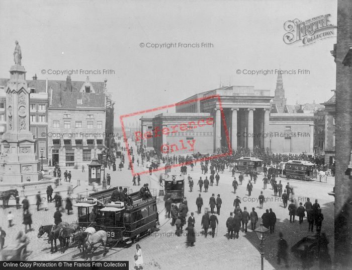 Photo of Amsterdam, The Dam Square 1895