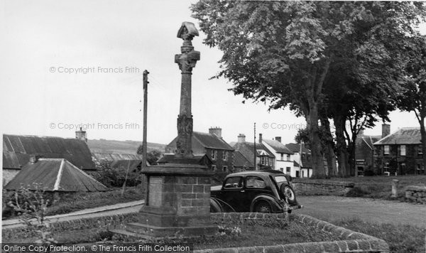 Photo of Ancrum, The War Memorial And Green c.1955