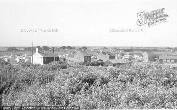 Photo of Anderby Creek, Camping Ground From Beach Downs c.1955
