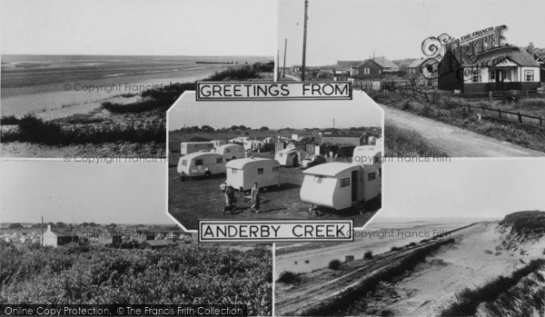 Photo of Anderby Creek, Composite c.1955