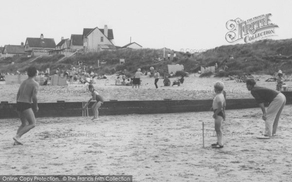 Photo of Anderby Creek, Cricket On The Beach c.1965