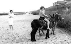 Donkey Ride On The Beach c.1960, Anderby Creek