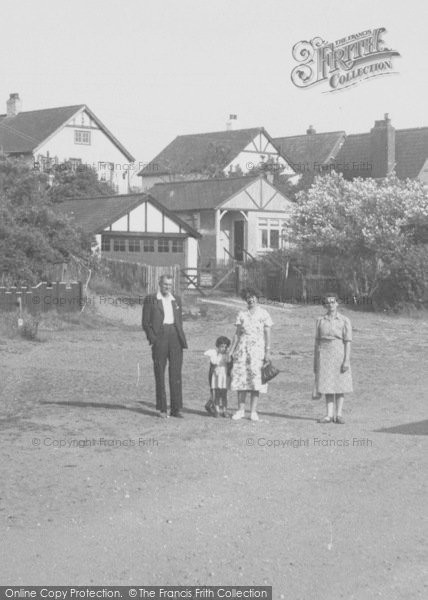 Photo of Anderby Creek, Family At The Dell c.1955