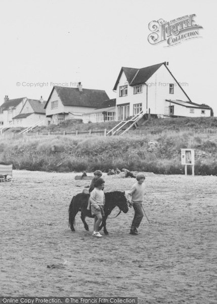 Photo of Anderby Creek, Pony Ride On The Beach c.1960