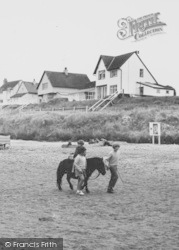 Pony Ride On The Beach c.1960, Anderby Creek