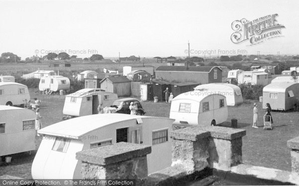 Photo of Anderby Creek, Rose's Caravan Camp c.1955