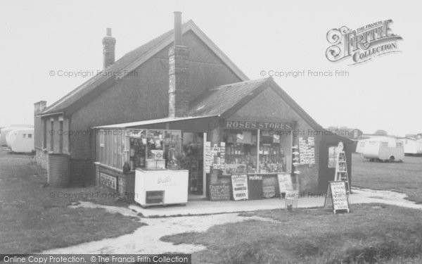 Photo of Anderby Creek, Rose's Stores c.1955