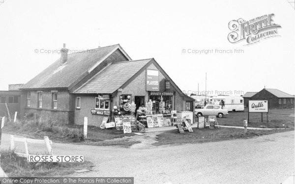Photo of Anderby Creek, Rose's Stores c.1960