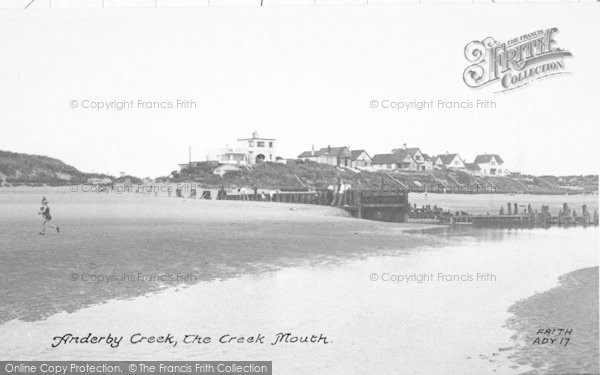 Photo of Anderby Creek, The Creek Mouth c.1955