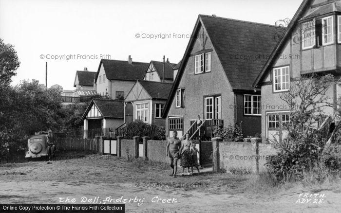 Photo of Anderby Creek, The Dell c.1955